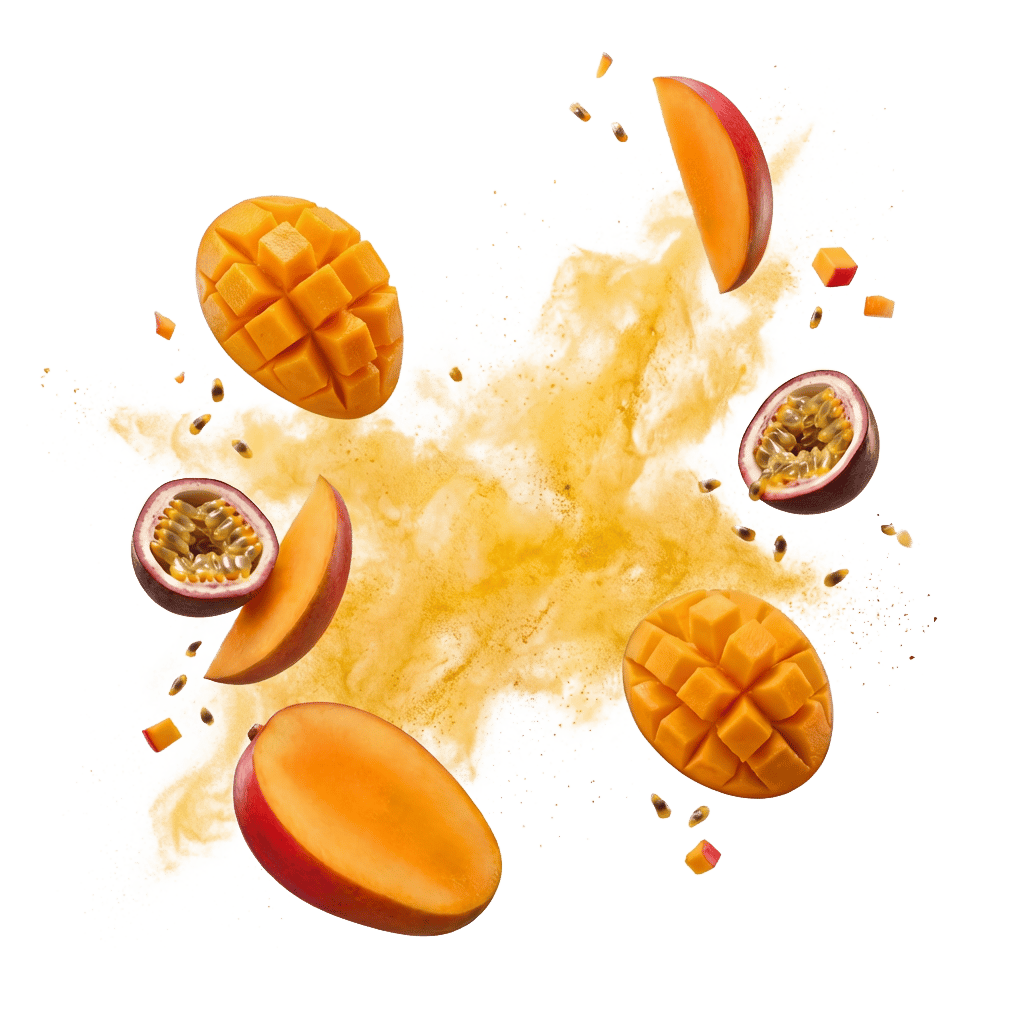 Mango + Passion Fruit ingredients