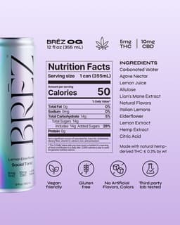 Product labels closeup