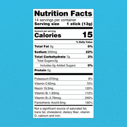 Nutrition facts