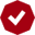 ✓