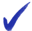 Grey checkmark
