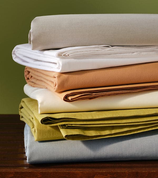 Bedding bundle on a made bed