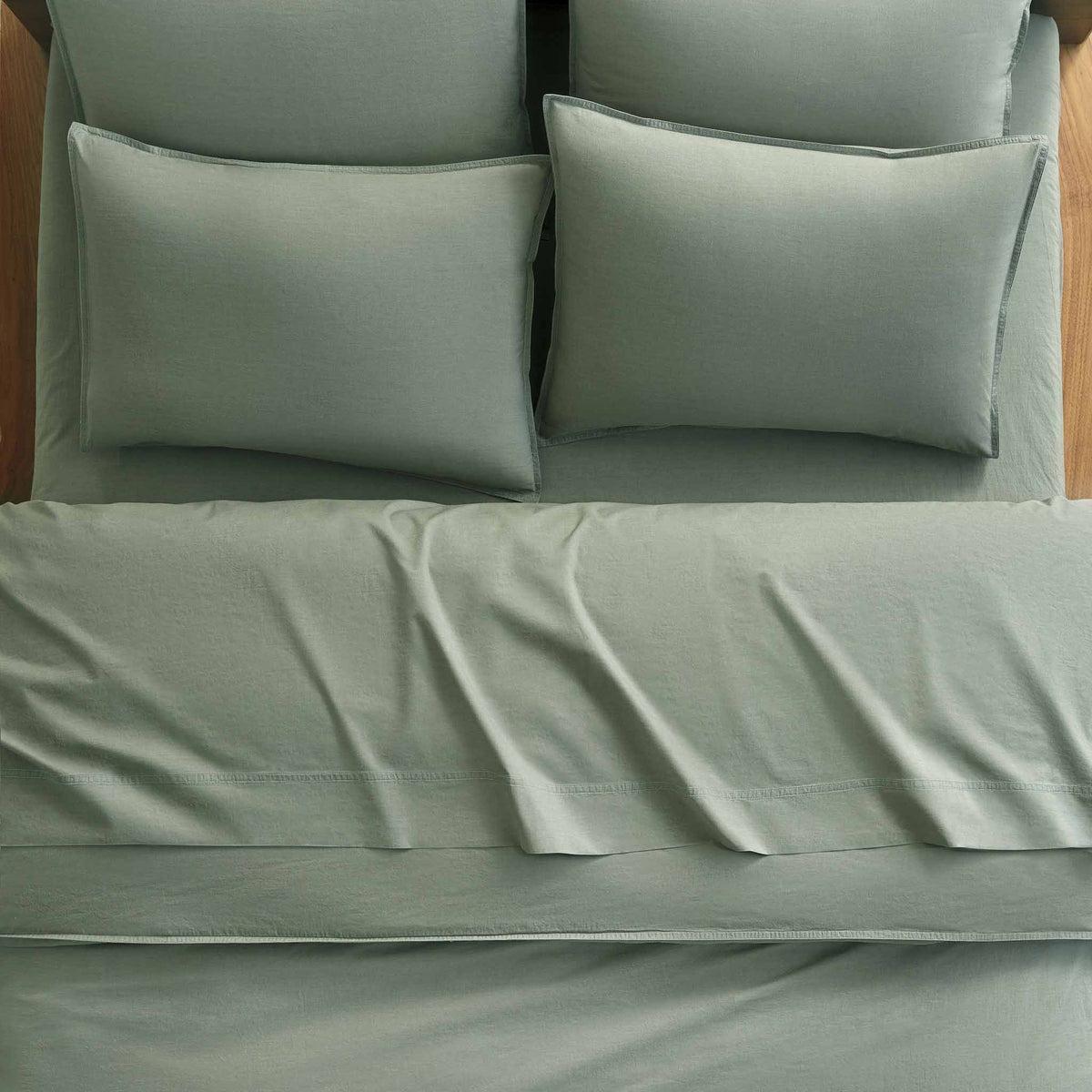 Set of 2 Washed Classic Percale Core Sheet Set Bundle