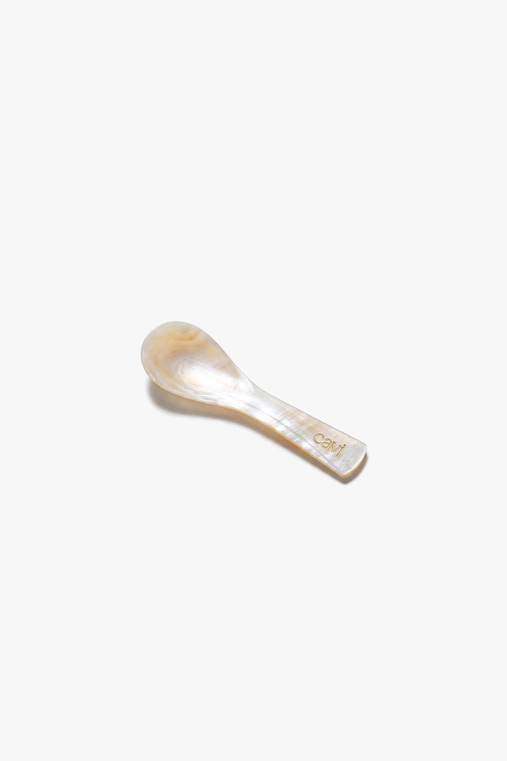 Mother-of-pearl caviar spoon