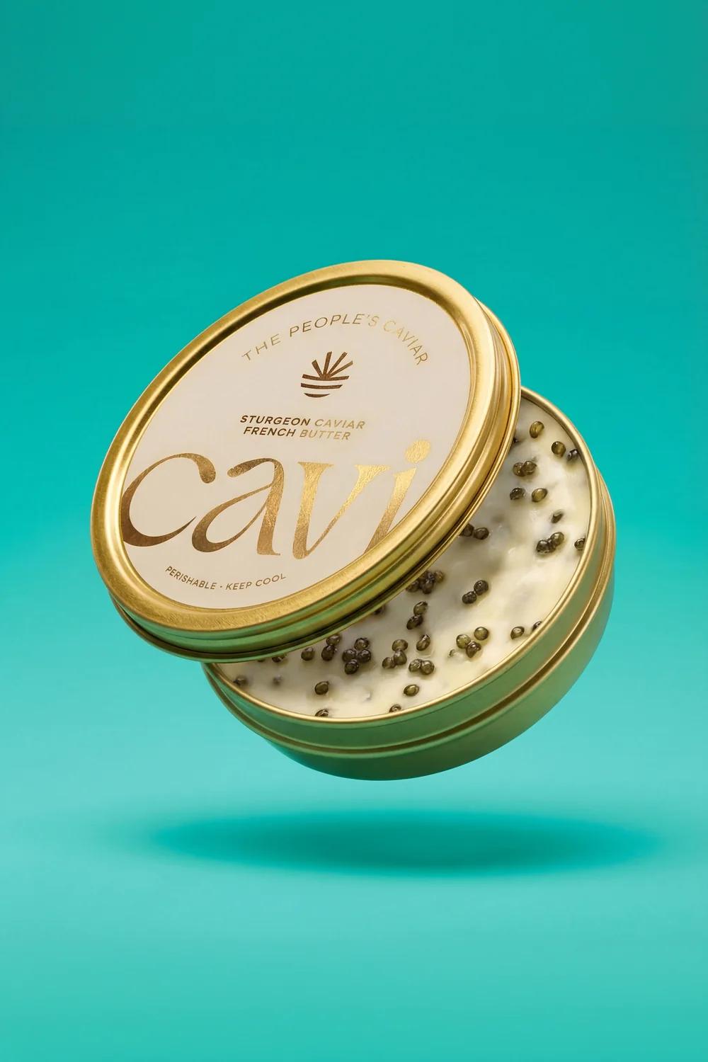 Sturgeon Caviar French Butter