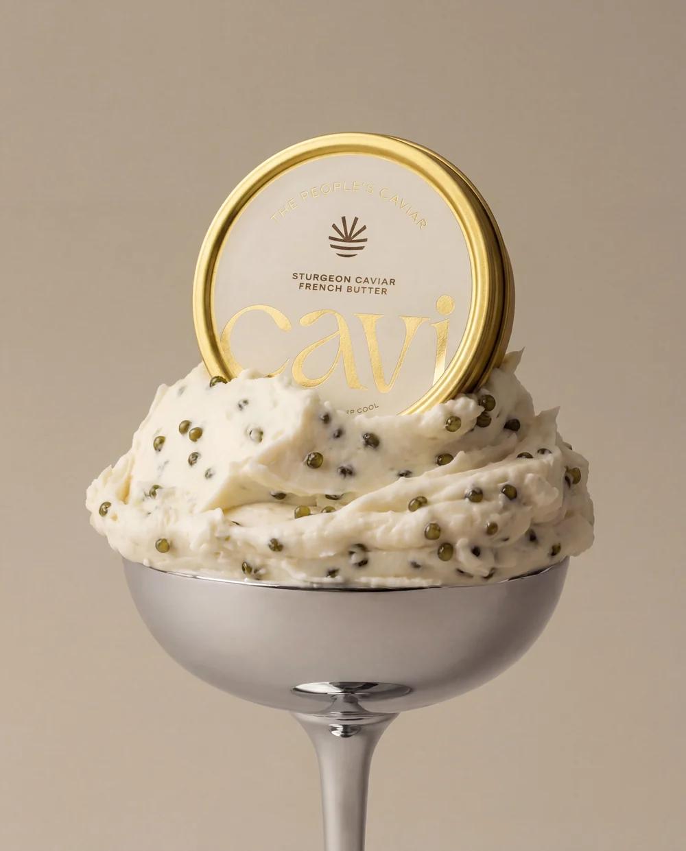 Sturgeon Caviar French Butter