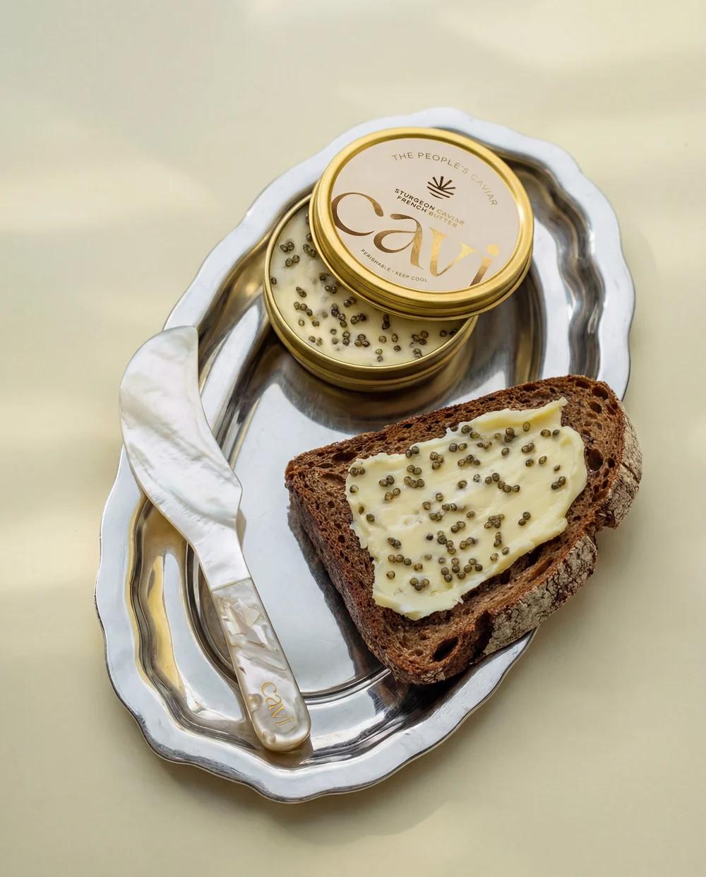 Sturgeon Caviar French Butter