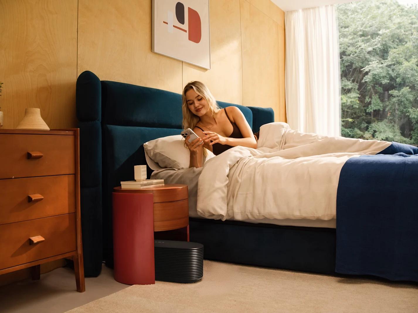 The Eight Sleep app on a phone