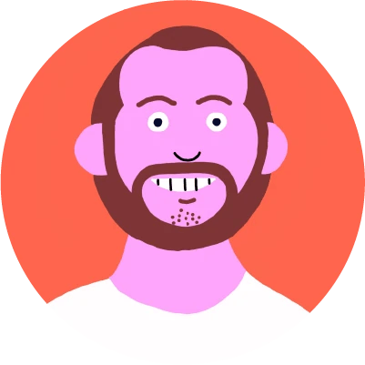 Illustrated portrait of Gabi Lewis