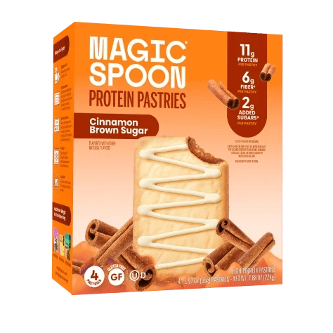 Box of Magic Spoon Cinnamon Brown Sugar Protein Pastries
