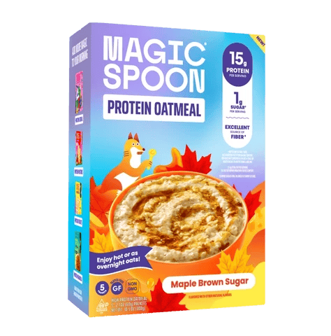 Box of Magic Spoon Maple Brown Sugar Protein Oatmeal