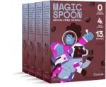 Four-box case of Magic Spoon Cocoa grain-free cereal