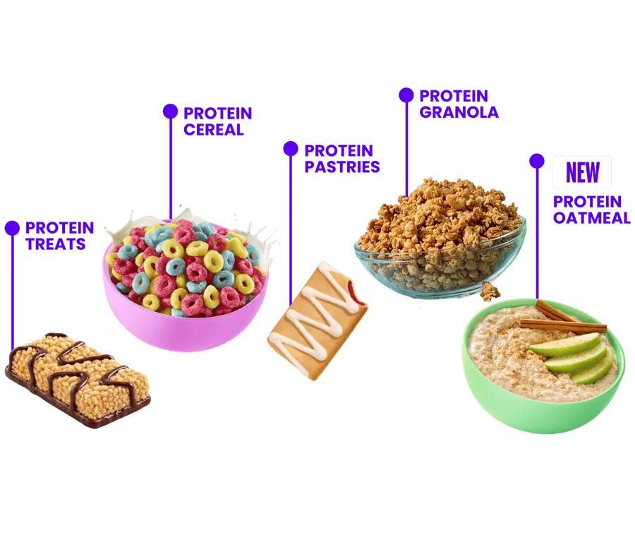 Magic Spoon protein cereal, granola, pastries, treats and oatmeal