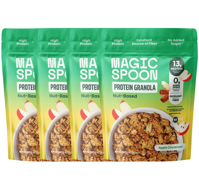 Bags of Magic Spoon Apple Cinnamon Protein Granola
