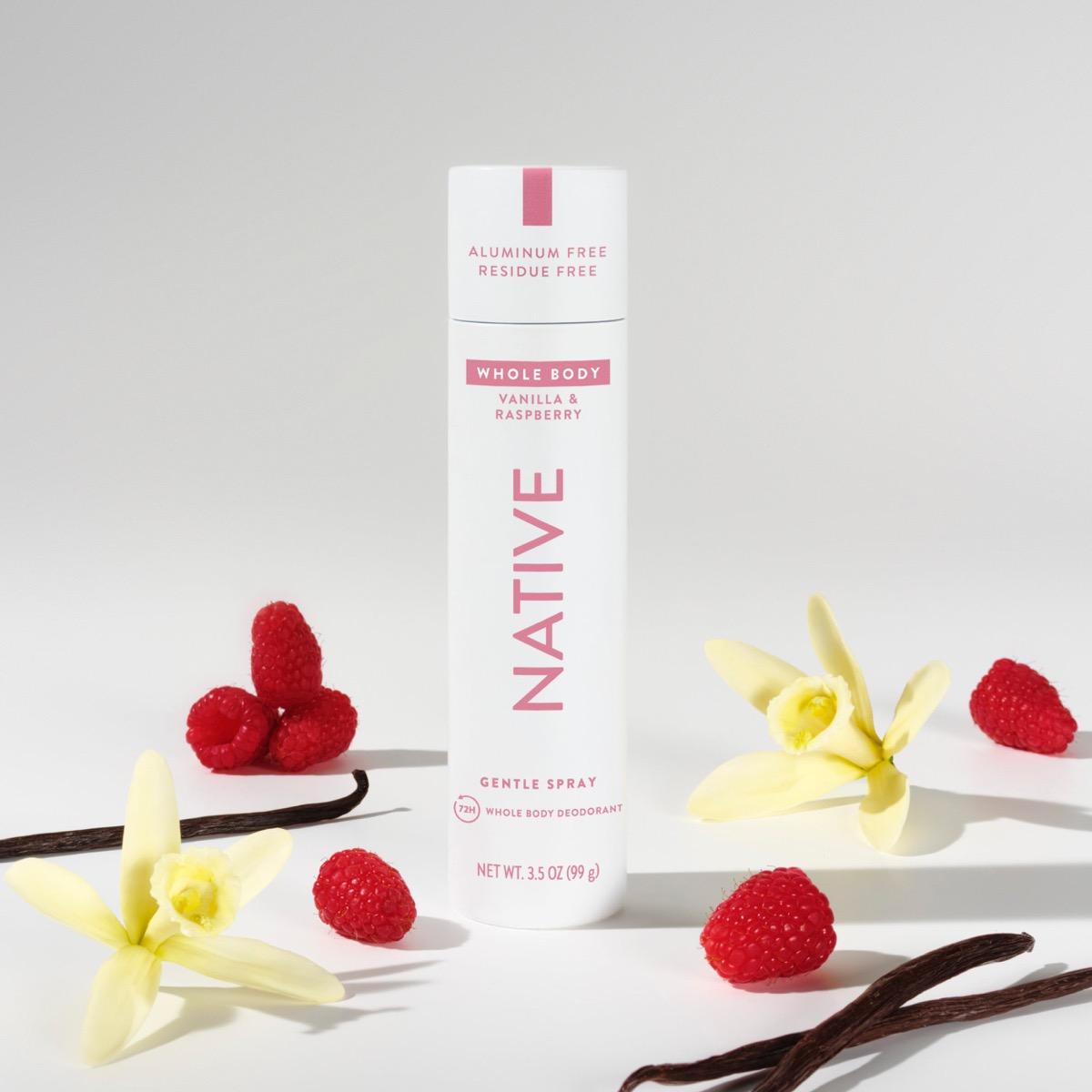 Whole Body Deodorant Spray Vanilla & Raspberry / Classic / 3.5oz image