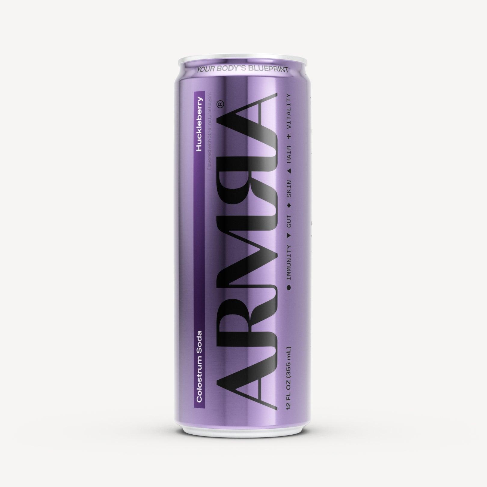 ARMRA Colostrum Soda Huckleberry 12-Pack