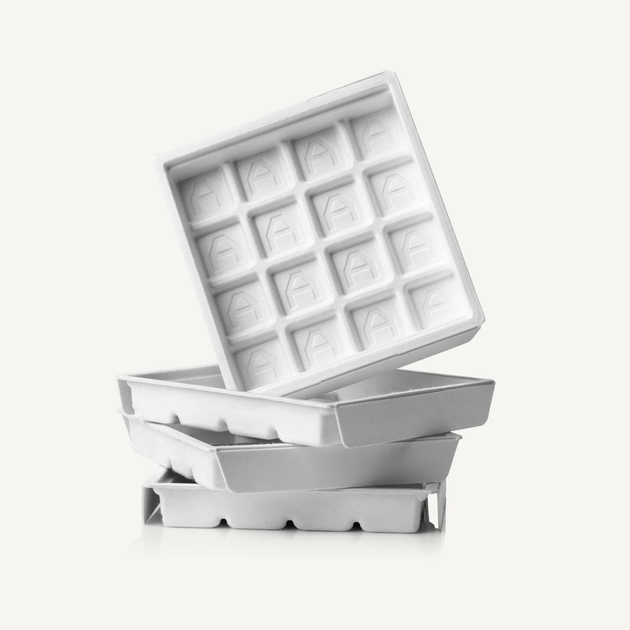 ASYSTEM compostable refill trays