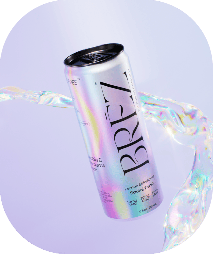 BREZ OG Spirit bottle with holographic design