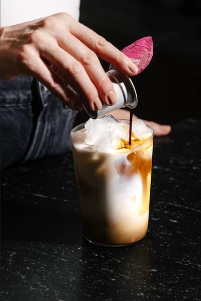 Pour into 6-8 oz. of your favorite liquid (milk, water, etc.), stir, and enjoy!