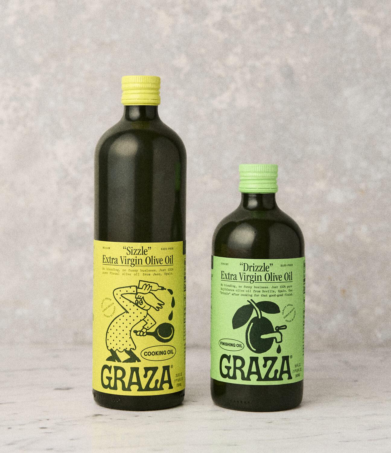 "Drizzle" & "Sizzle" Glass