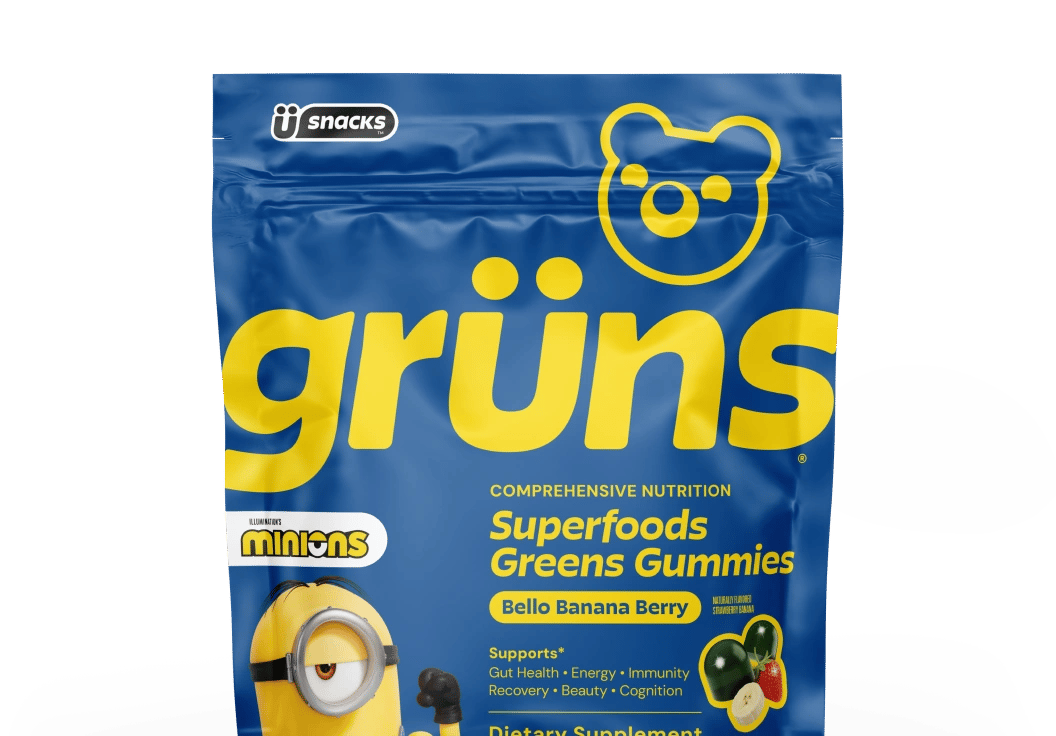 Grüns Minions Bello Banana Berry pouch