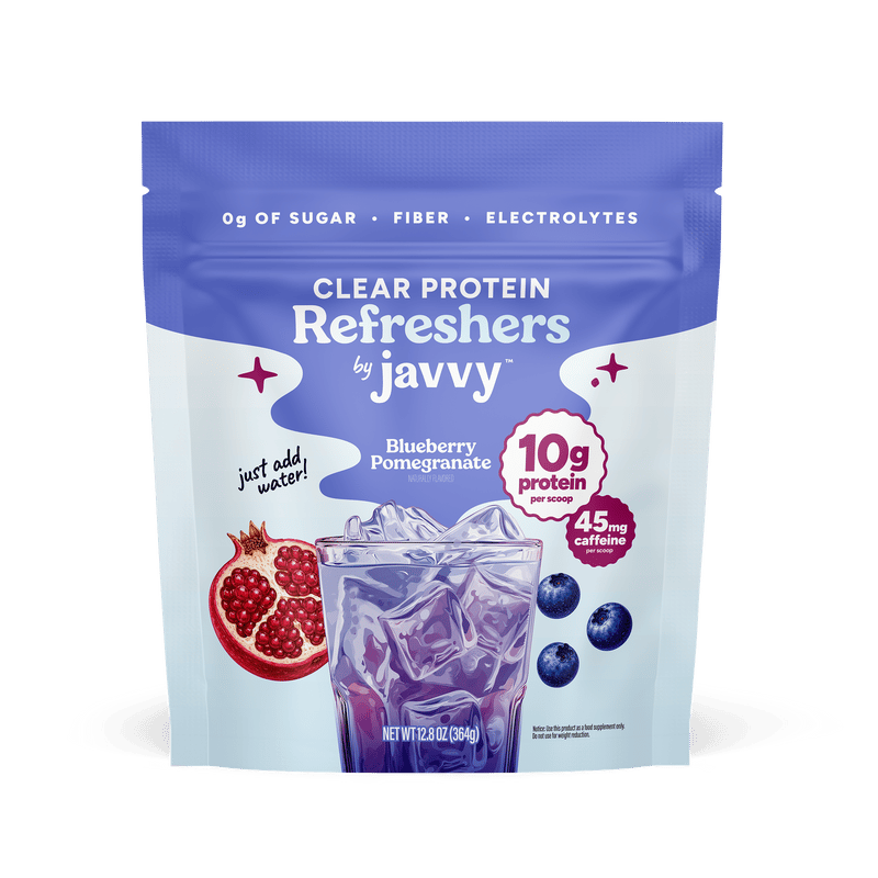 Blueberry Pomegranate Protein Refresher