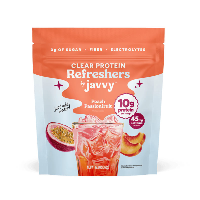Peach Passionfruit Protein Refresher
