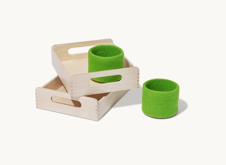 Lovevery Montessori Trays and Baskets
