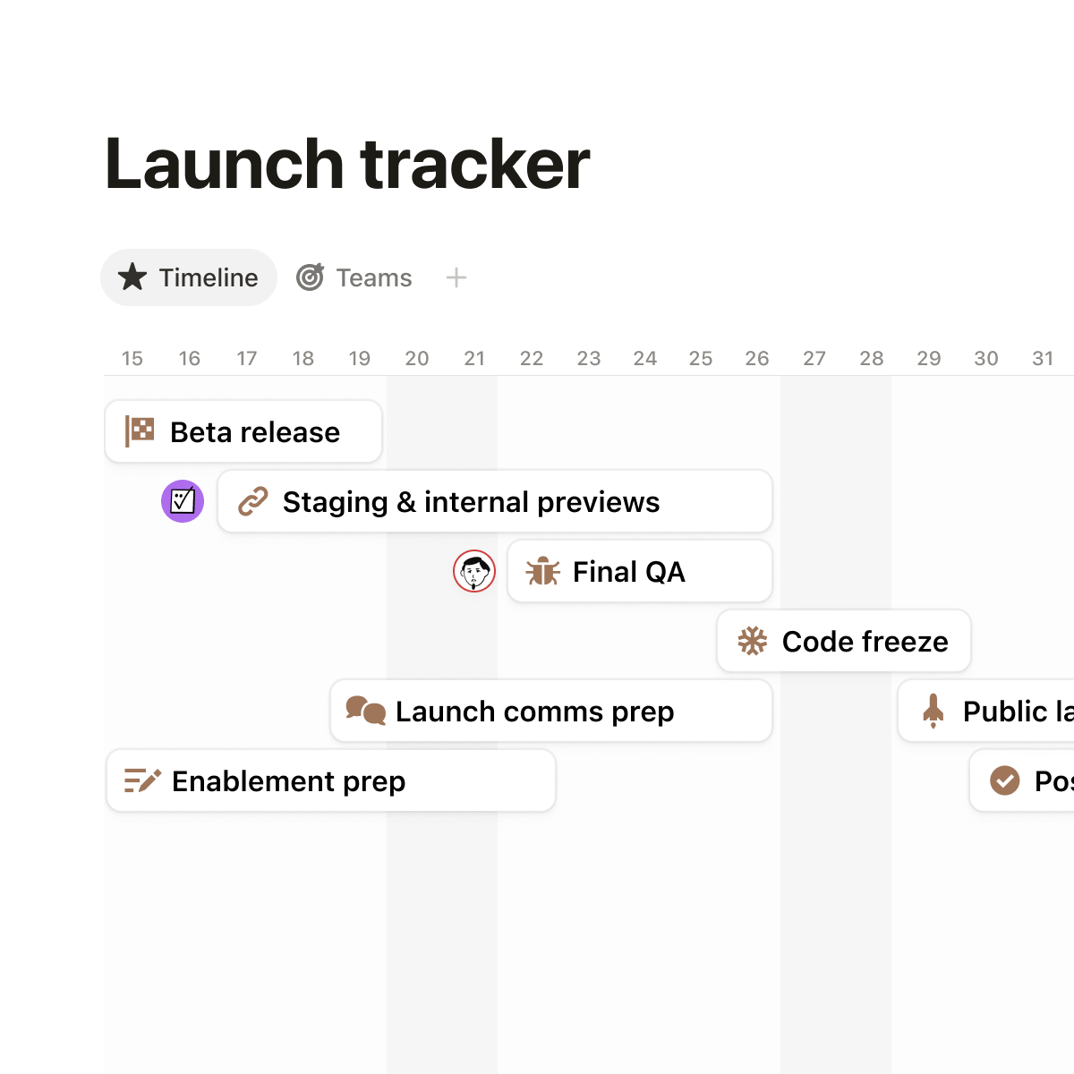 Final QA project bug list