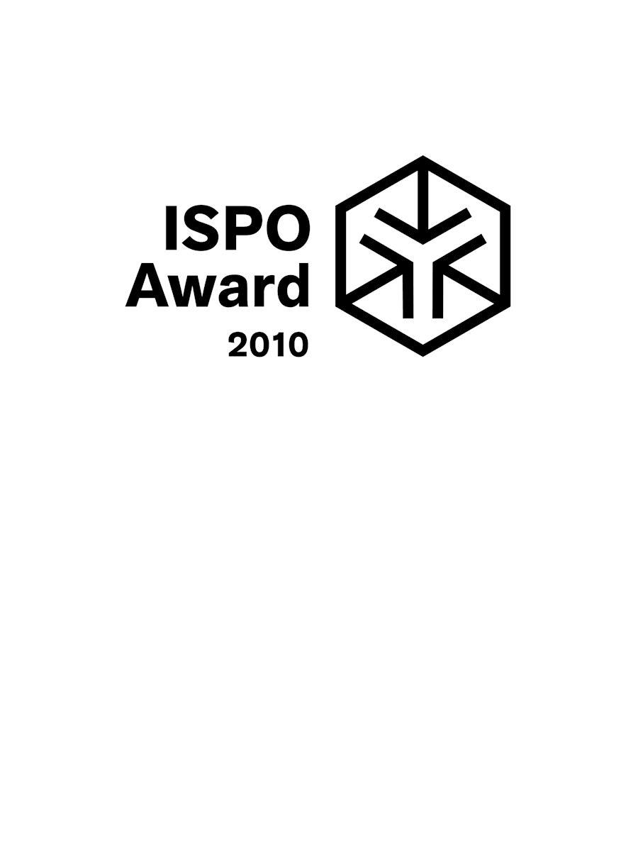 ISPO Awards 2010 logo in black and white.