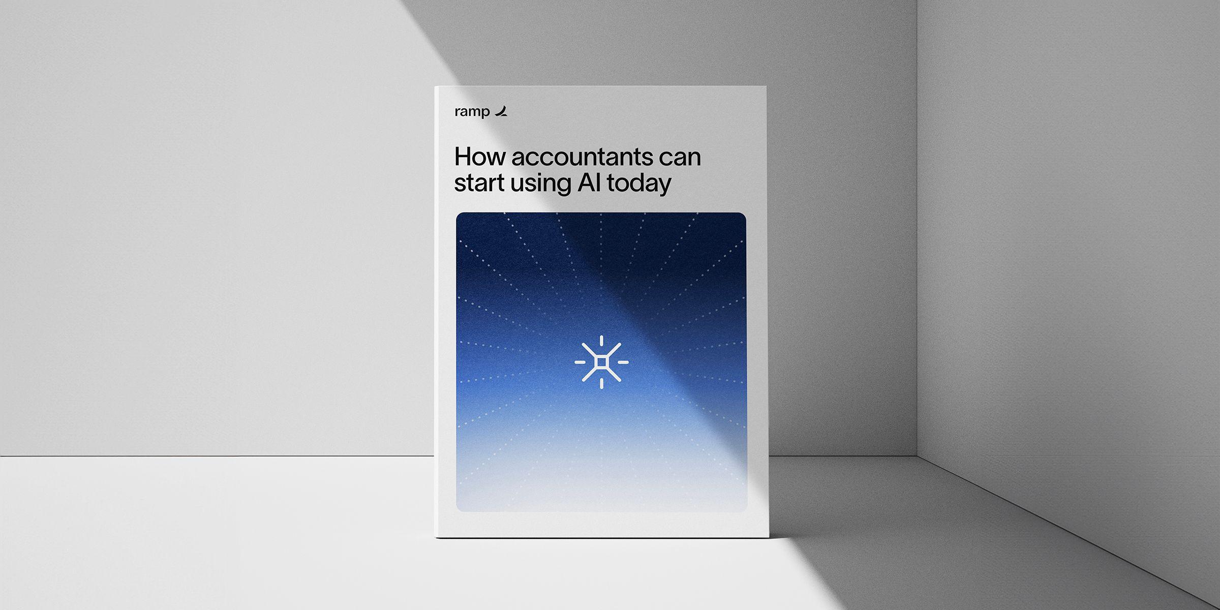 Cover of the AI in accounting report