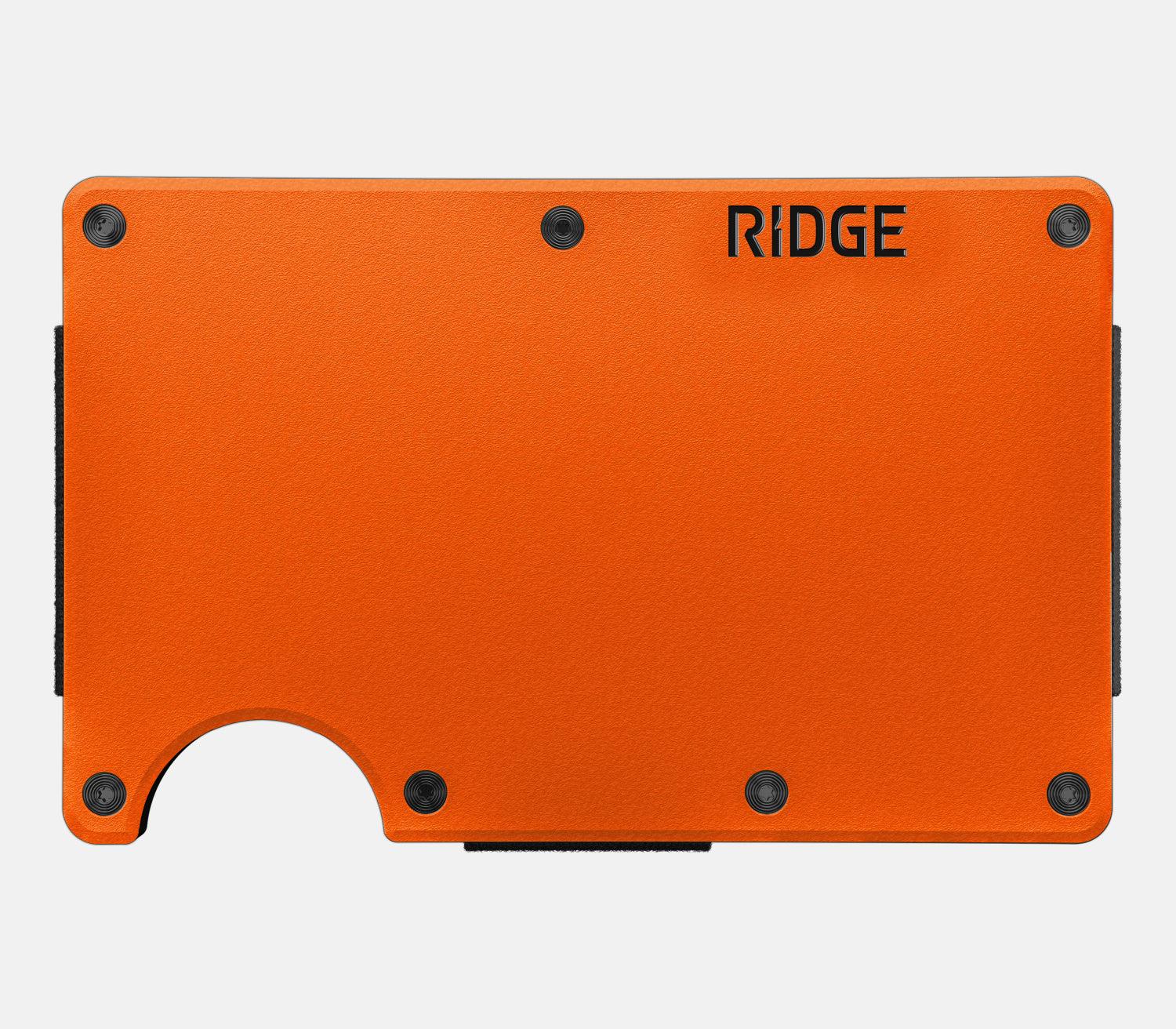 Ridge Wallet - Basecamp Orange Front