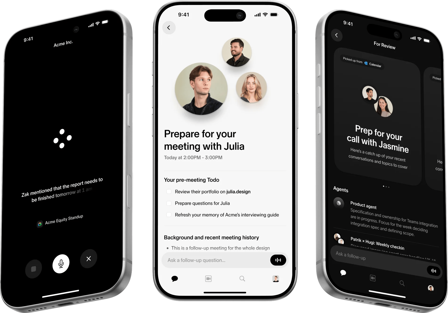 Agents iOS app