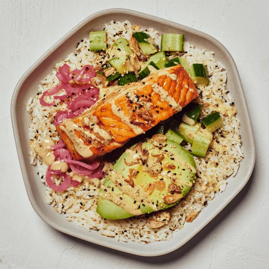 Miso glazed salmon