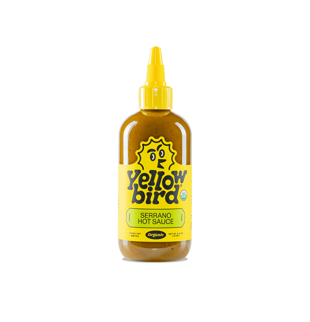 Yellowbird Organic Serrano Hot Sauce 9.8 oz.
