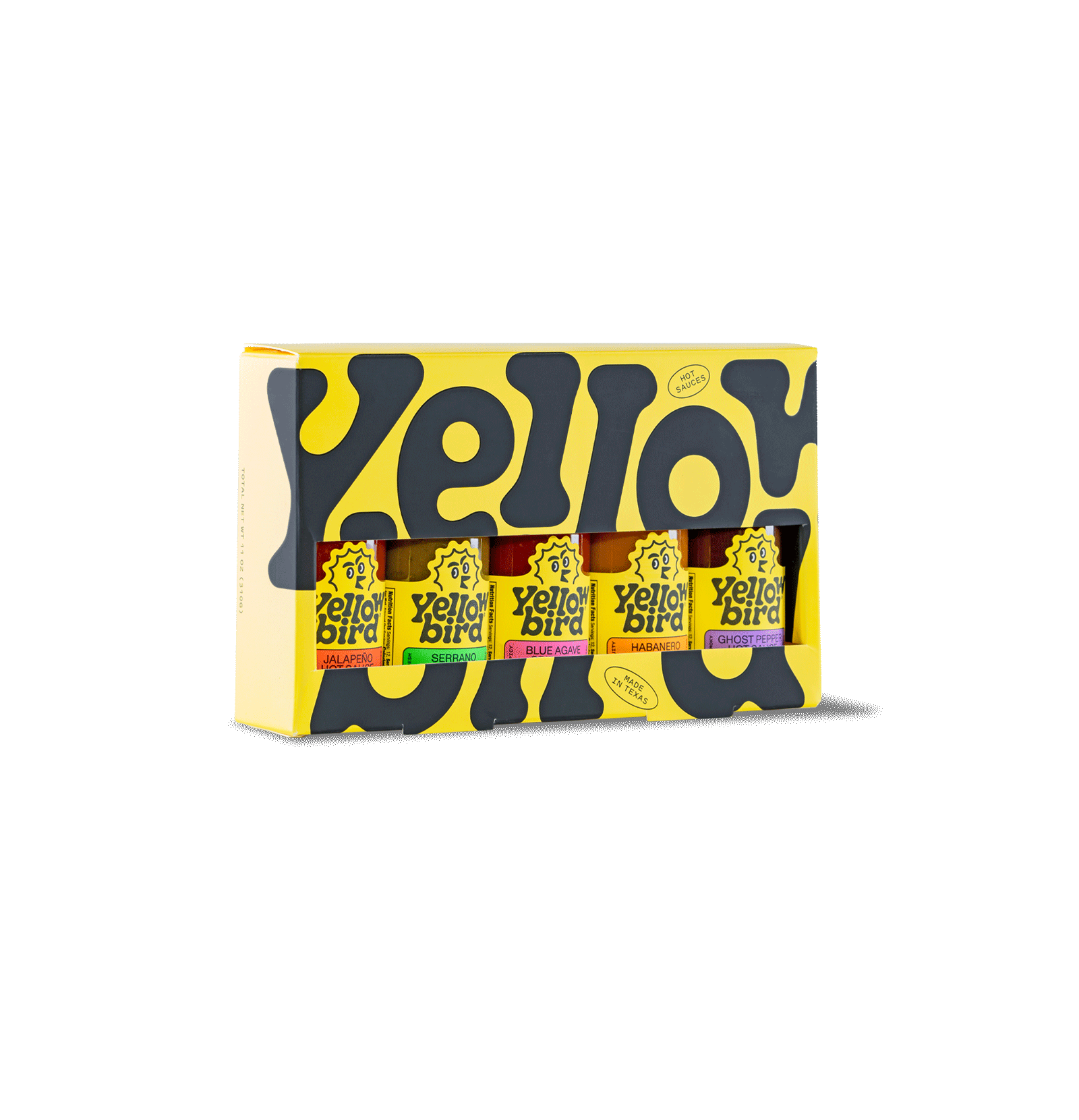 Yellowbird Classic Hot Sauce Variety 5-Pack 2.2 oz. Gift Set