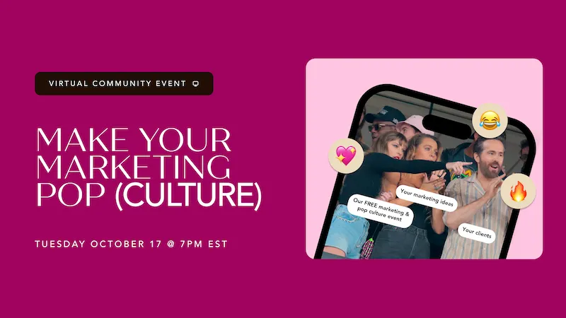 Community Workshop: Make Your Marketing Pop (Culture)