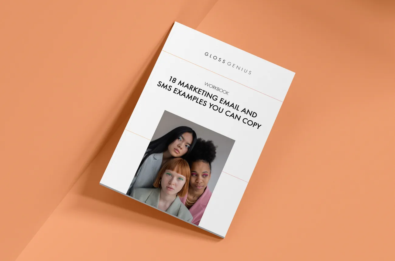 Free Workbook: 18 Marketing Email & SMS Examples You Can Copy